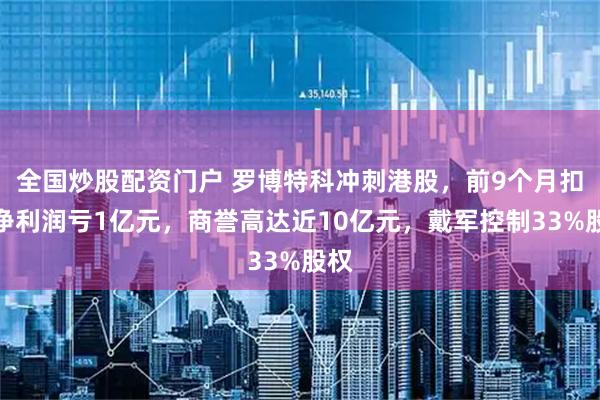全国炒股配资门户 罗博特科冲刺港股，前9个月扣非净利润亏1亿元，商誉高达近10亿元，戴军控制33%股权